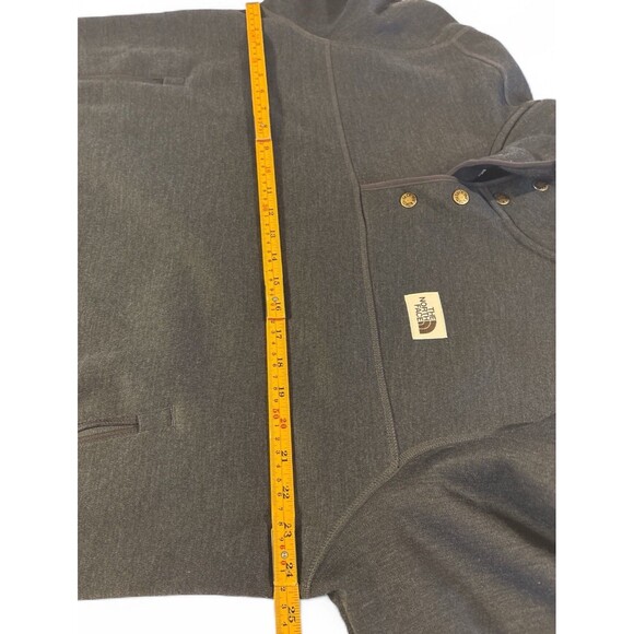 The North Face Men’s Sherpa Patrol 1/4 Snap Pullover in Navy Charcoal Size XL - Picture 3 of 11